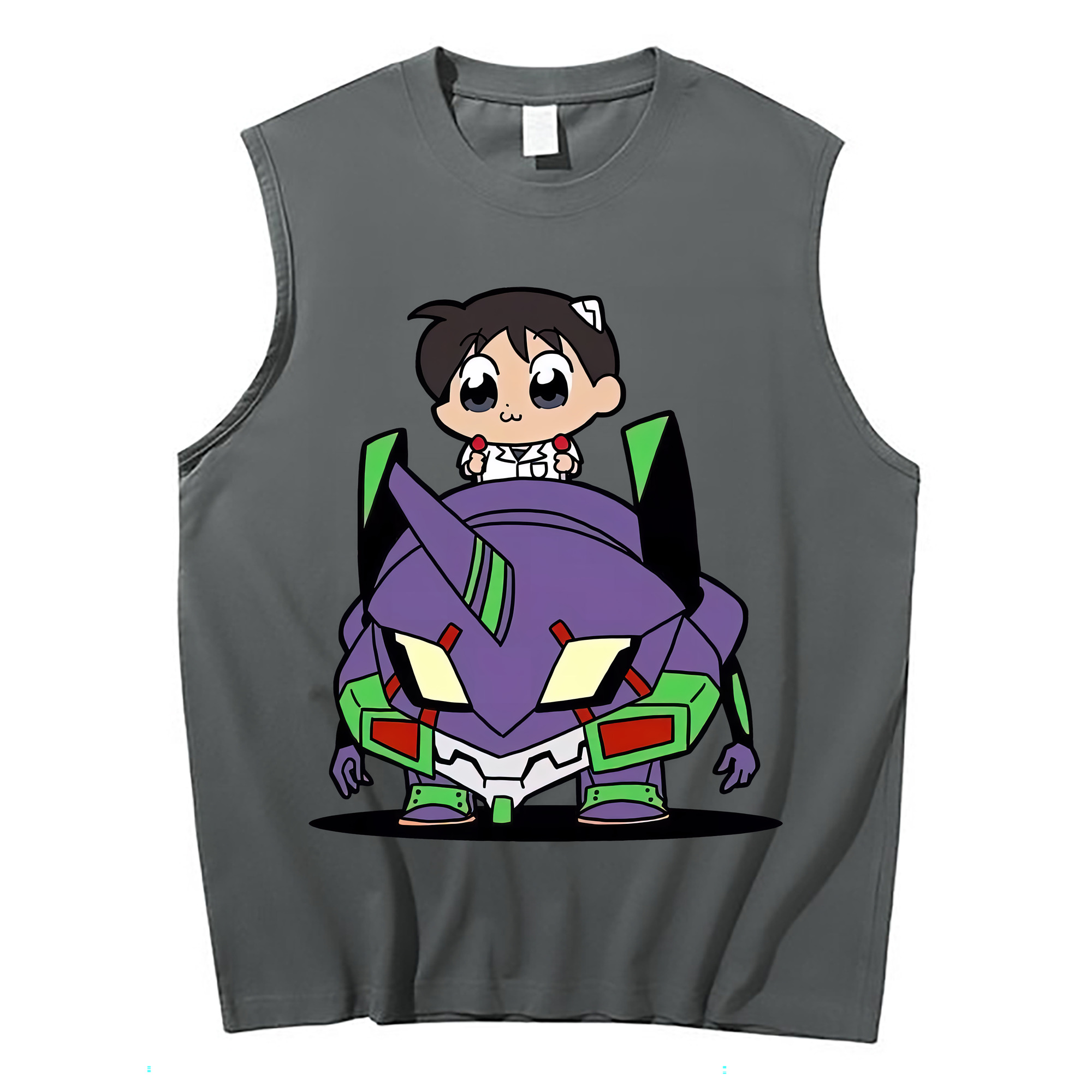 （画像用） EVA 新世紀エヴァンゲリオン コットン100％タンクトップ（フロントプリント）